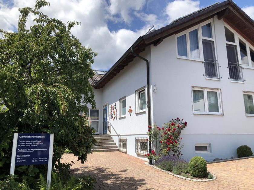 Das Gebäude der Gemeinschaftspraxis Abtsteinach