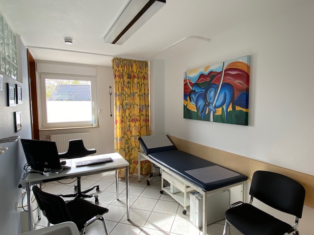 Behandlungszimmer der Gemeinschaftspraxis Abtsteinach